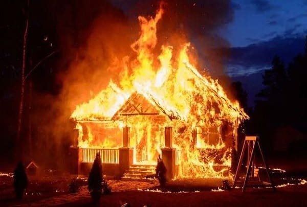 تفسير حريق البيت في المنام