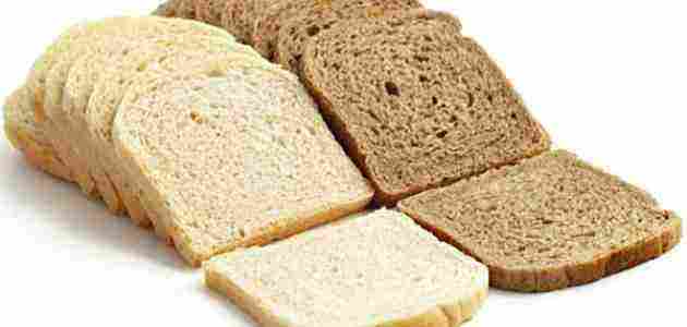 السعرات الحرارية في الخبز الابيض