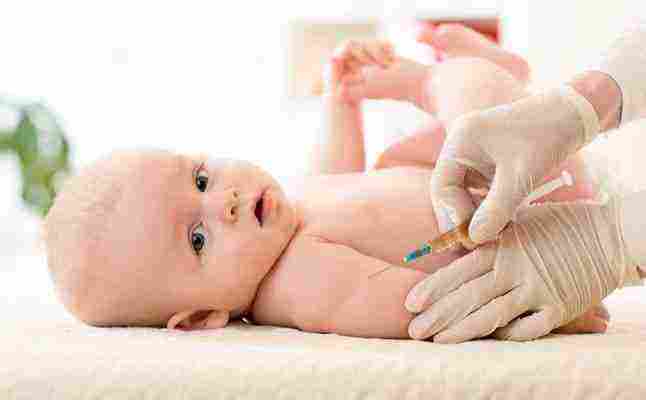 سخونة الاطفال بعد التطعيم شهرين