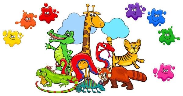 رسومات أطفال للتلوين حيوانات