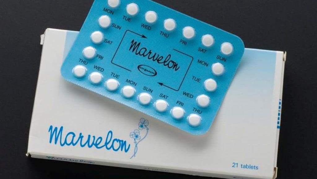 نزول دم مع حبوب منع الحمل مارفيلون