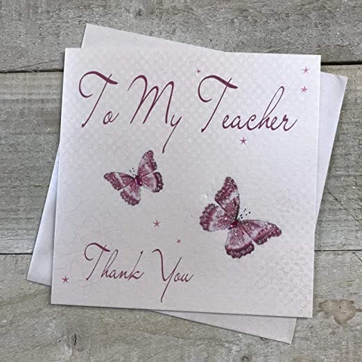 بطاقة شكر لمعلمتي في يوم المعلم