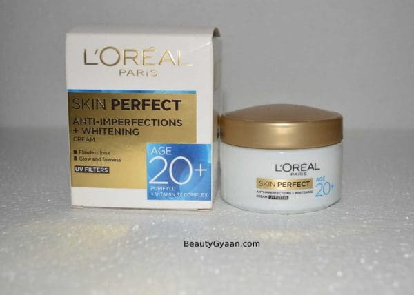 Oreal Paris 20+ Anti-Imperfections Whitening Cream
