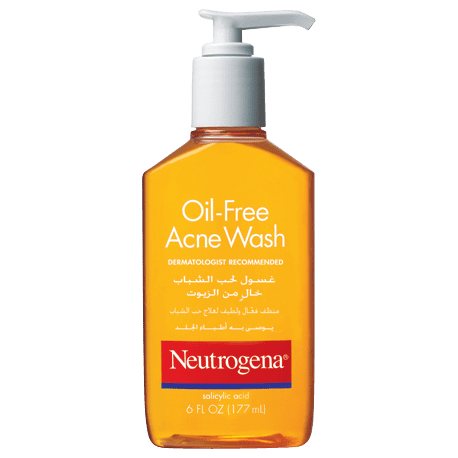 غسول نيتروجينا البرتقالي Neutrogena’s Oil Free Acne Wash