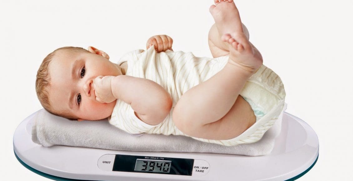 زيادة وزن الرضيع بسرعة