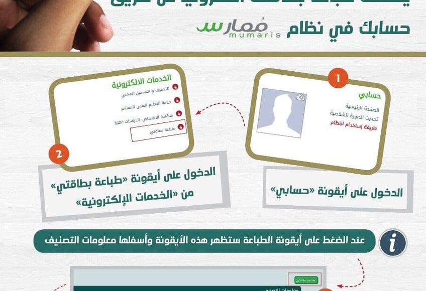 طباعة بطاقة الهيئة السعودية للتخصصات الصحية