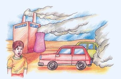 رسومات عن تلوث البيئة وأسبابه