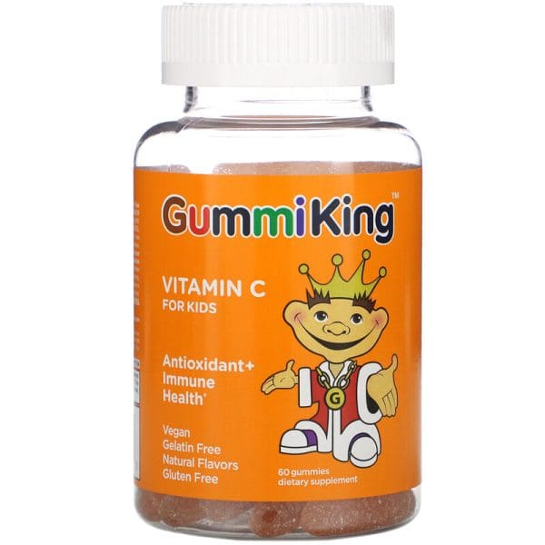 مكمل زنك وفيتامين سي للأطفال حبوب Gummi King+Vitamin C