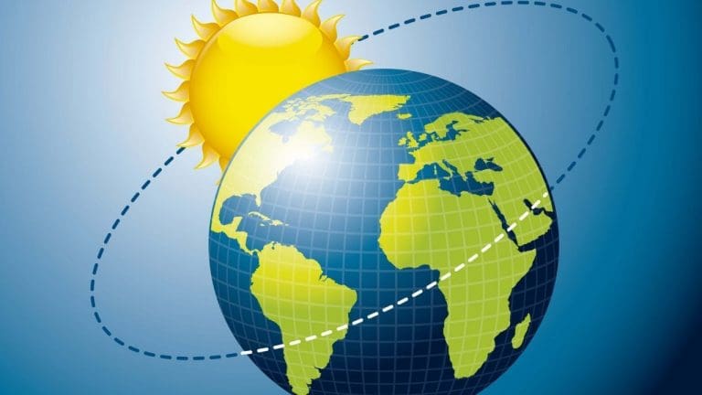 مدة دوران الأرض حول الشمس كم يوم