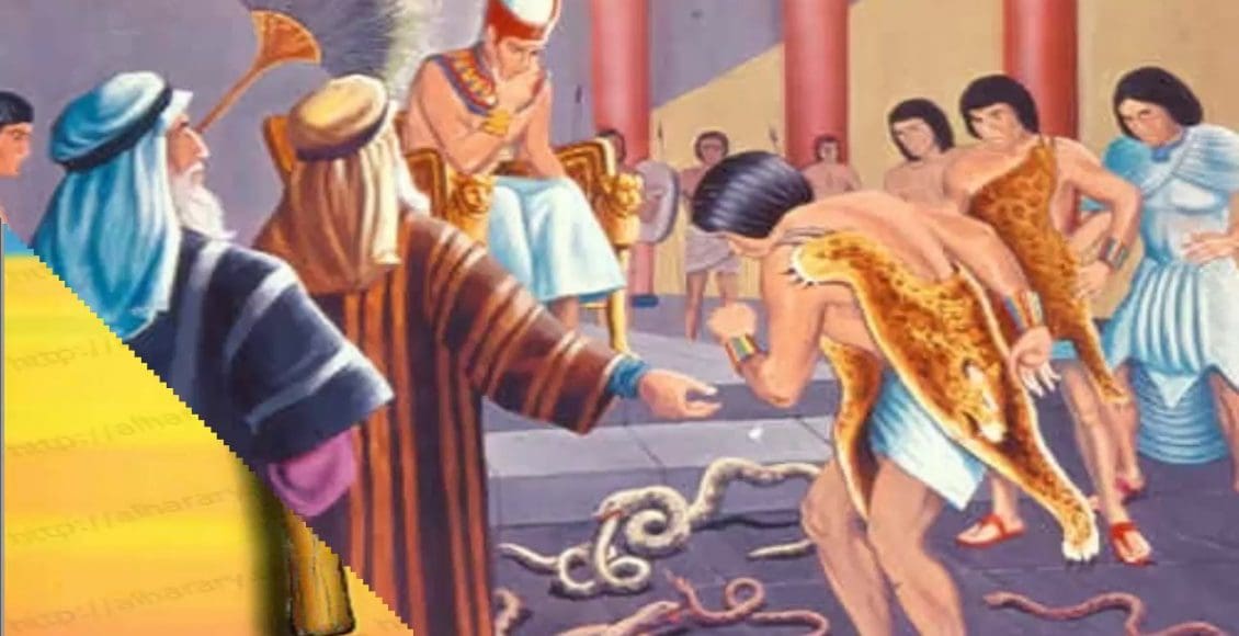 قصة سيدنا موسى مع فرعون والسحرة