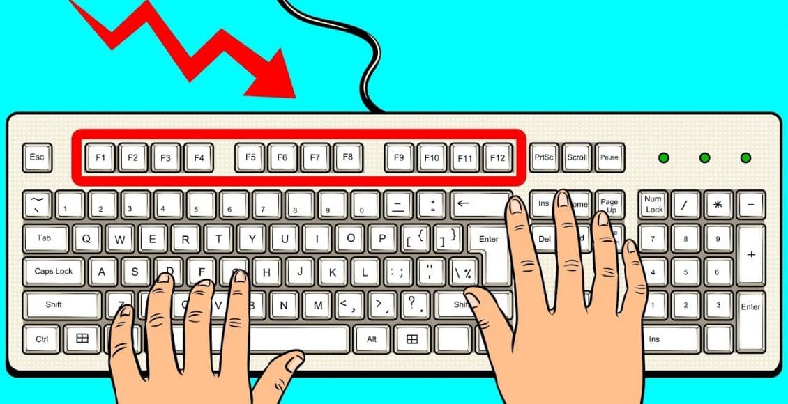 شرح رموز لوحة المفاتيح