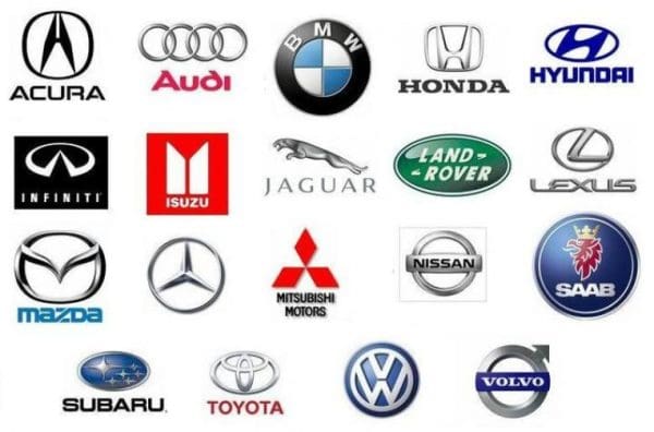 ماركات السيارات والدول المصنعة لها