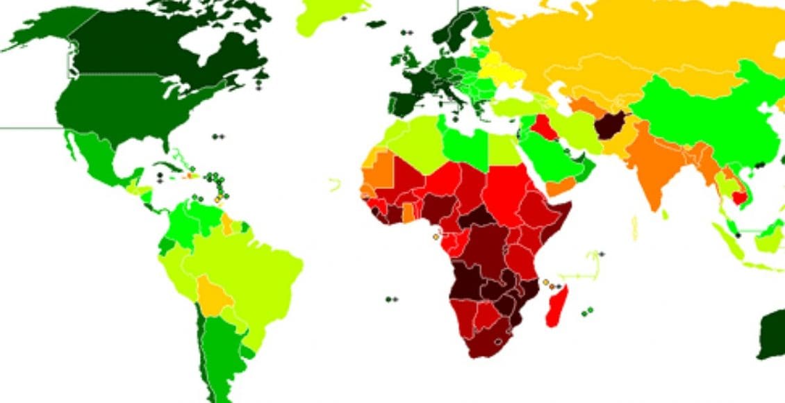 العوامل المتحكمة في توزيع السكان في العالم