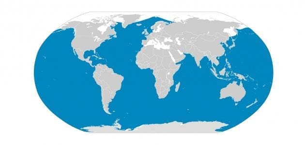 كم عدد المحيطات في العالم؟
