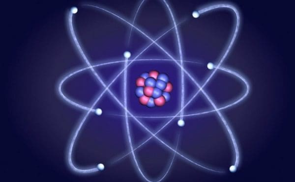 في الجسيمات … الشحنه الذره موجبة نواة الجسيمات الموجودة