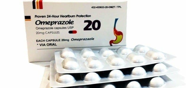 دواعي الاستعمال والآثار الجانبية omeprazole 20 mg