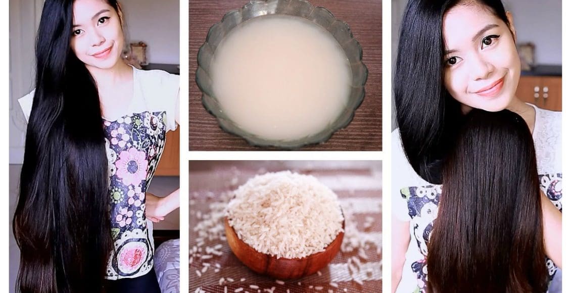 ماء الأرز المخمر لتطويل الشعر