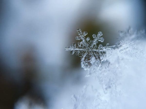 وصف الثلج في فصل الشتاء